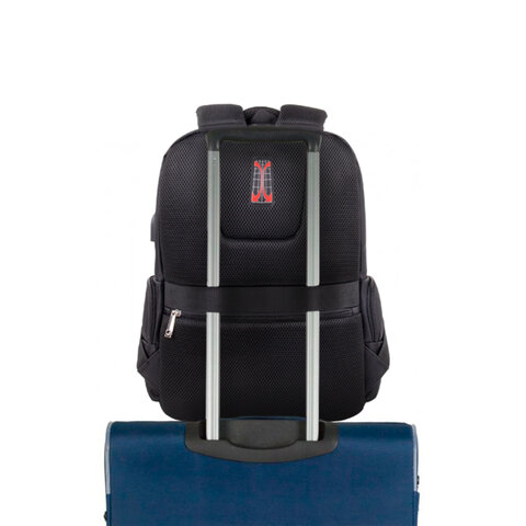Рюкзак BRAUBERG FUNCTIONAL универсальный с отделением для ноутбука, USB-порт, «Leader», 45×32х17 см