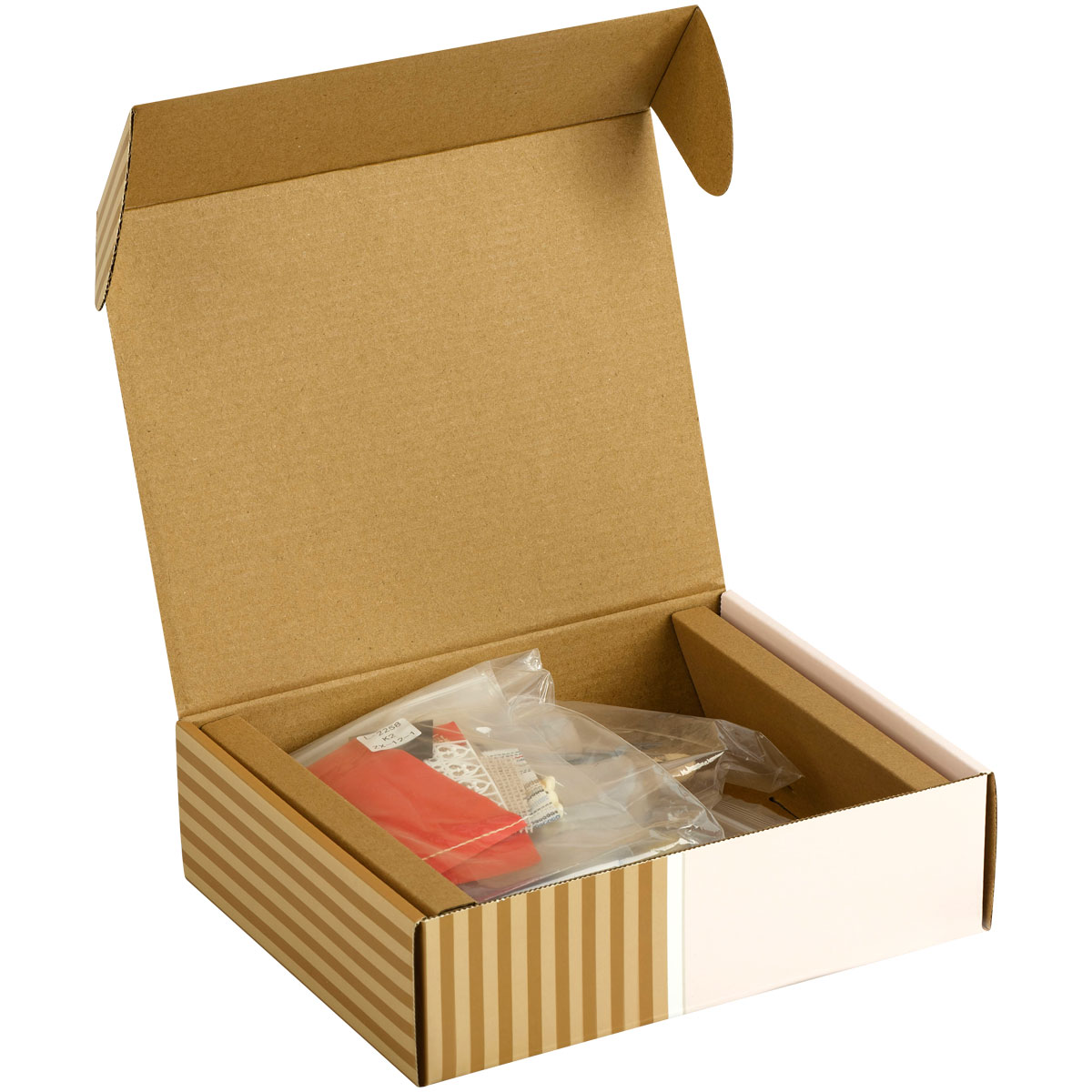 Сборная модель ТРИ СОВЫ, Румбокс «Загородная жизнь», инструменты, клей, светодиоды, батарейки, картонная коробка