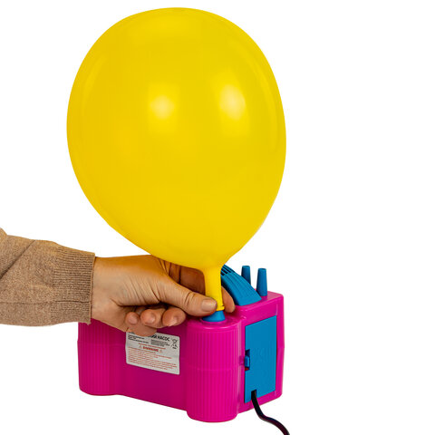 Насос ЭЛЕКТРИЧЕСКИЙ для воздушных шаров, 220 V, 600 W, BRAUBERG KIDS