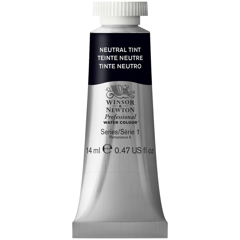 превью Акварель художественная Winsor&Newton «Professional», 14мл, туба, серый нейтральный
