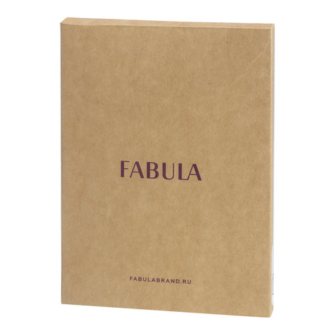 Зажим для купюр FABULA «Kansas», натуральная кожа, отстрочка, тиснение, 105×86 мм, черный