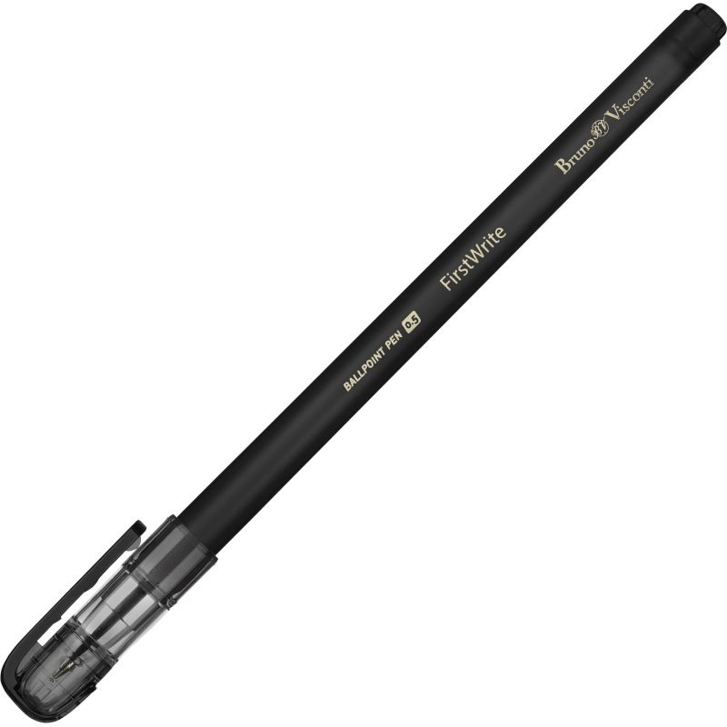 Ручка шариковая неавтоматическая BV FirstWrite. Black 0.5мм синяя 20-0235