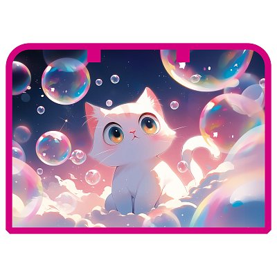 Папка для тетрадей 1 отделение, ArtSpace «Soap bubbles», А5, пластик, на молнии