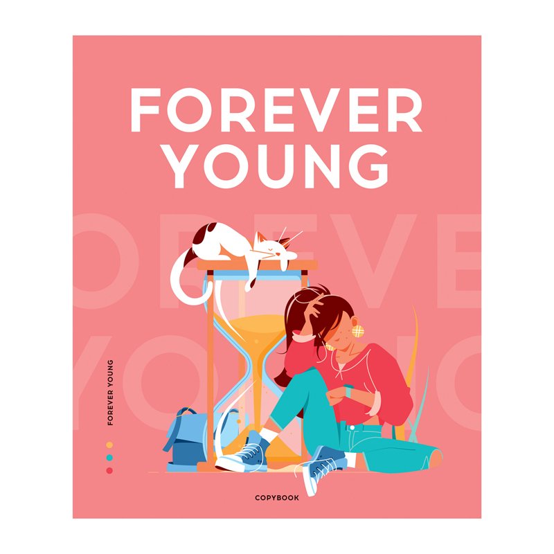 Тетрадь 96л., А5, клетка ArtSpace «Стиль. Forever young»