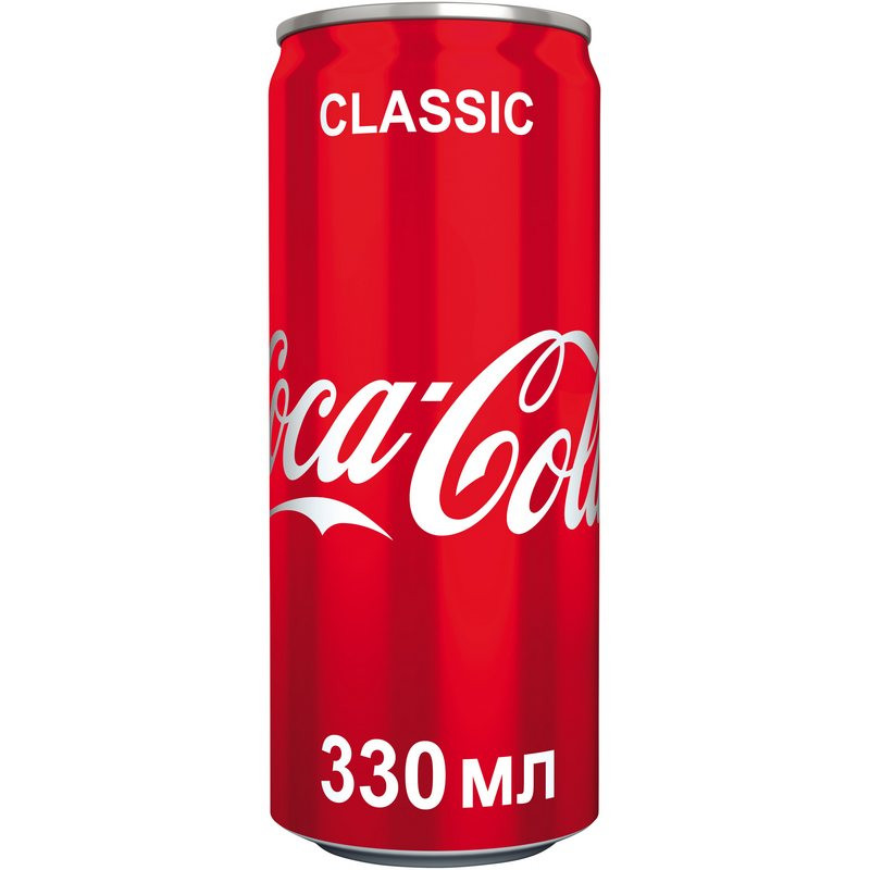 превью Напиток газированный COCA-COLA, 0.33 л