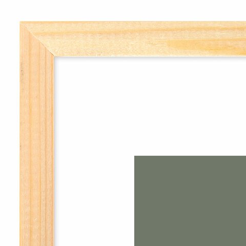 Рамка 21×30 см небьющаяся, аналог IKEA, багет 12 мм дерево, BRAUBERG «Woodray», цвет натуральный