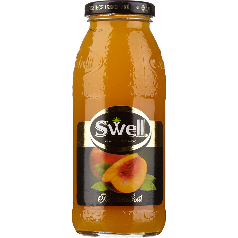 Нектар Swell персиковый 0.25 л (8 штук в упаковке)