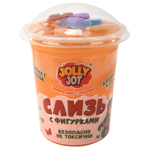 Слайм, слизь с фигурками, русалочки, 200 г, НАБОР 3 шт., JOLLY JOT (ДЖОЛЛИ ДЖОТ)