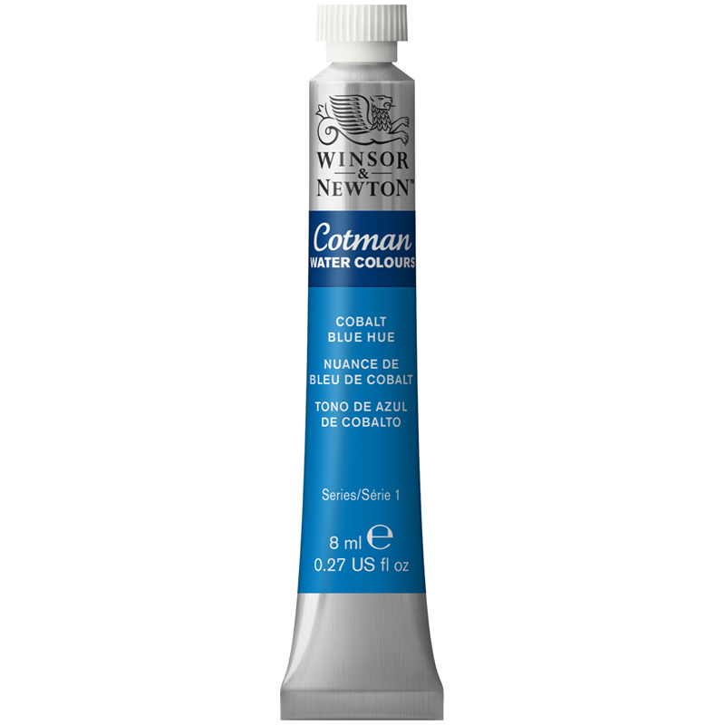 превью Акварель Winsor&Newton «Cotman», 8мл, туба, голубой кобальт
