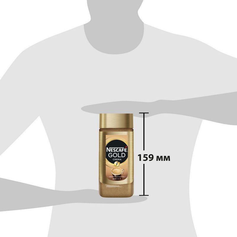Кофе Nescafe Gold Crema 95 г (стекло) арт. 128397 - купить в Москве ...