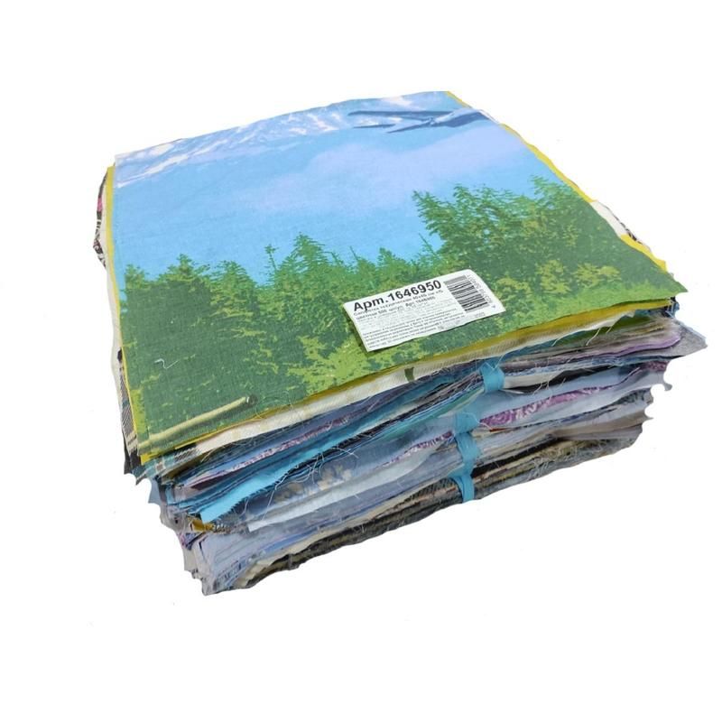 Салфетки хозяйственные бязь 40×40 см 100 г/кв. м 500 штук в упаковке