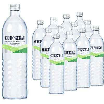 Вода минеральная Сенежская негазированная, стекло 0.75 л
