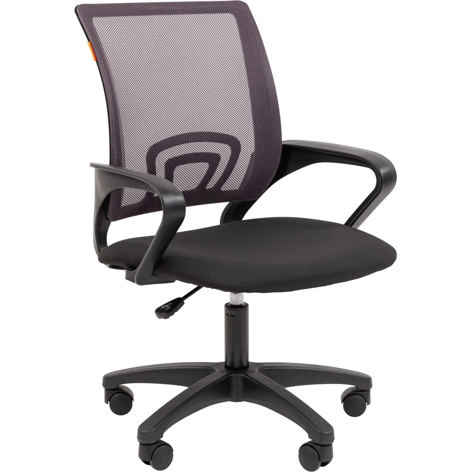 Кресло офисное Chairman 696LT серое/черное (сетка/ткань, пластик)