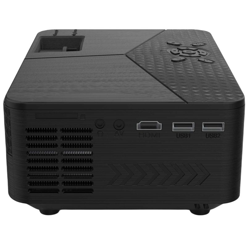 Проектор Hiper Cinema D1 BLACK LCD, 1920 x 1080, 3700 Лм, 2000:1, 2xUSB