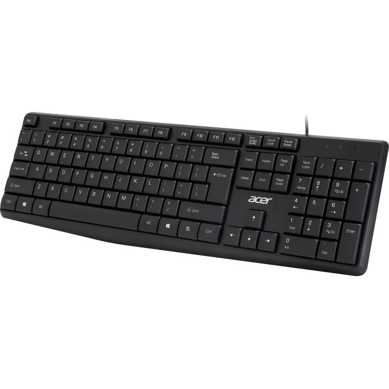 Набор клавиатура+мышь Acer OMW141 кл/мышь:черный USB (ZL. MCEEE.01M)