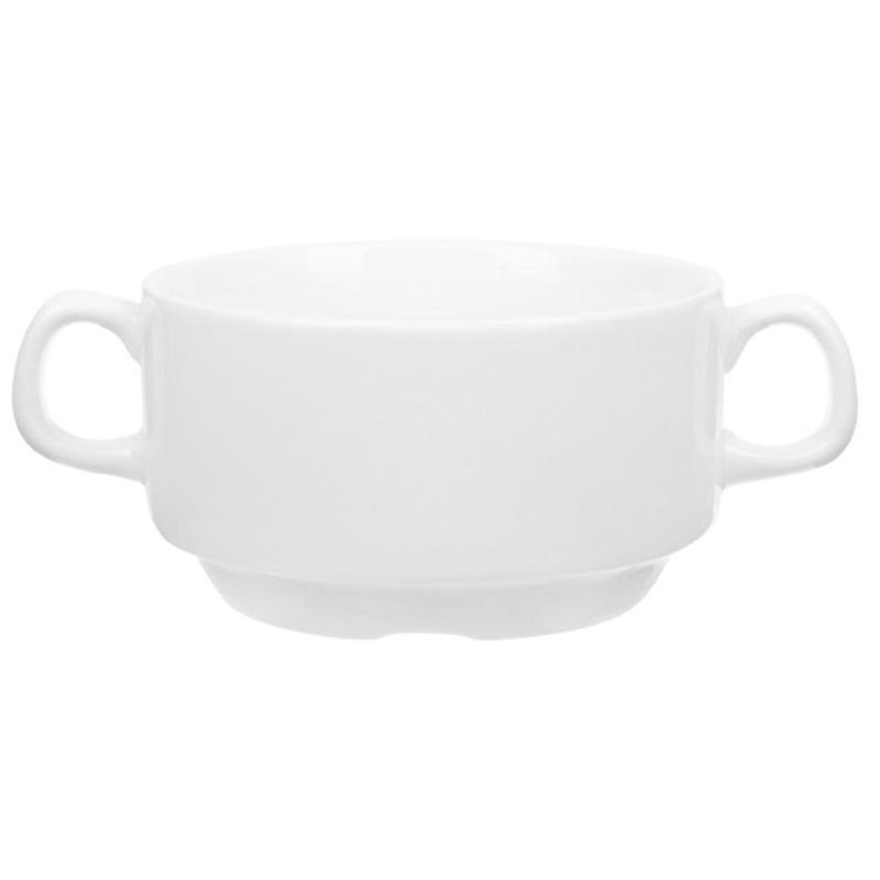 превью Чаша Tvist Ivory для бульона, фарфор, V300мл, белая, фк4017