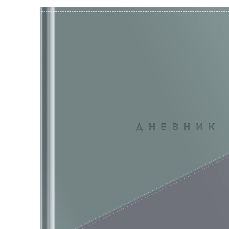 превью Дневник 1-11 кл. 48л. (твердый) ArtSpace «Duo. Зеленый», иск. кожа, тиснение, ляссе