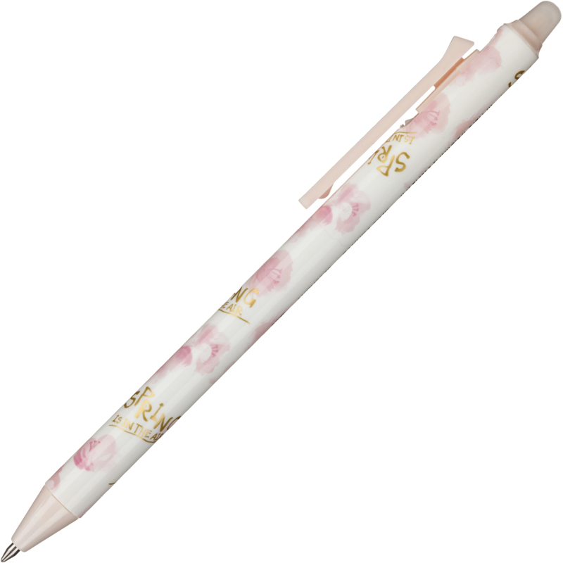 Ручка гелевая автомат. MG Sakura Time, стир., д. ш.0.7 мм, син, асс