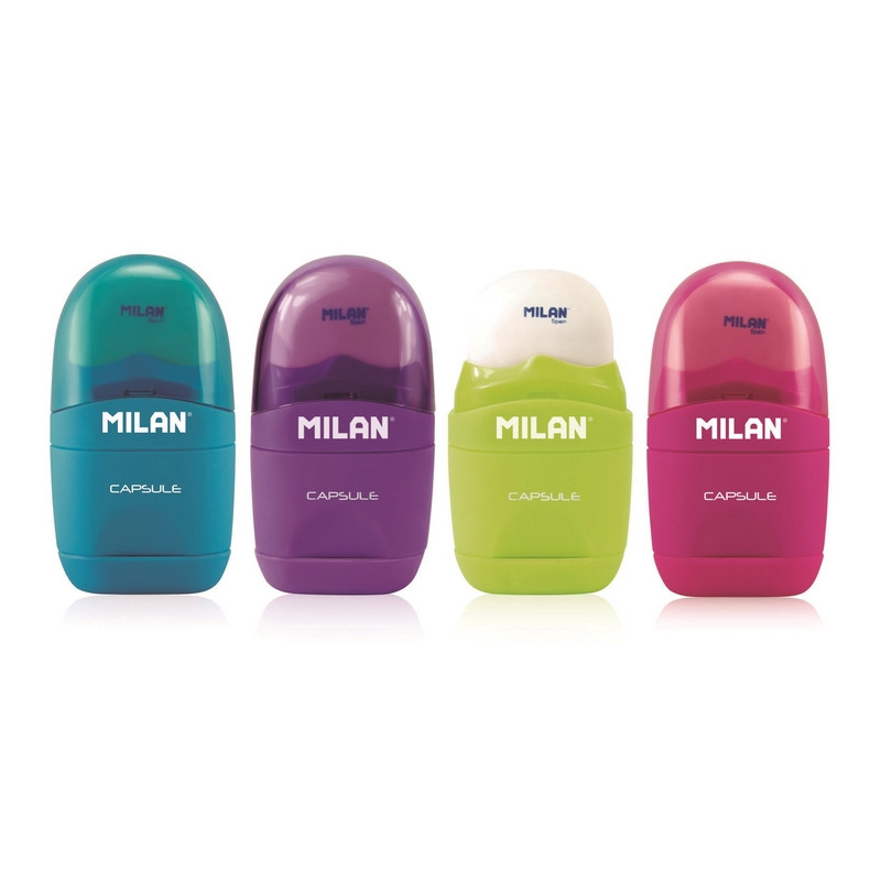 Ластик-точилка Milan Capsule в ассортименте