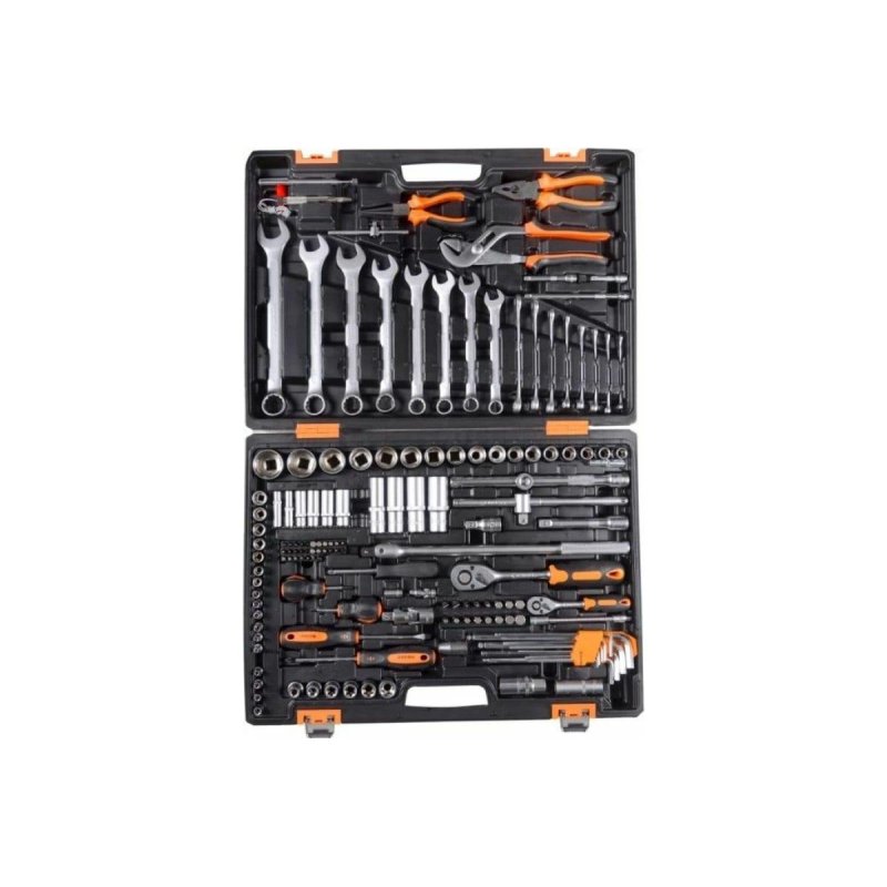 Набор инструментов, 1/2, 1/4, CrV, в кейсе 151 предм Вихрь