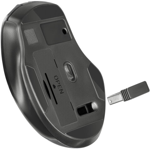 Мышь беспроводная DEFENDER Prime MB-053, USB, 5 кнопок + 1 колесо-кнопка, оптическая, черная