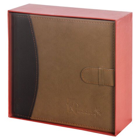 Фотоальбом BRAUBERG «Business style» на 300 фото 10×15 смпод кожубумажные страницыбокс391183