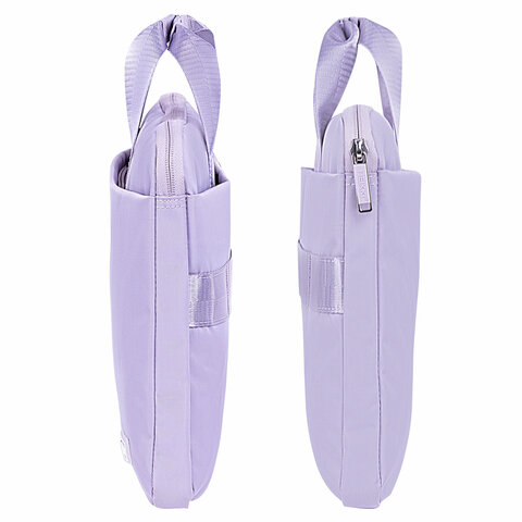 Сумка портфель HEIKKI ULTRA (ХЕЙКИ) с отделением для ноутбука 15.6", Lavender, лавандовая, 28×39х3 см