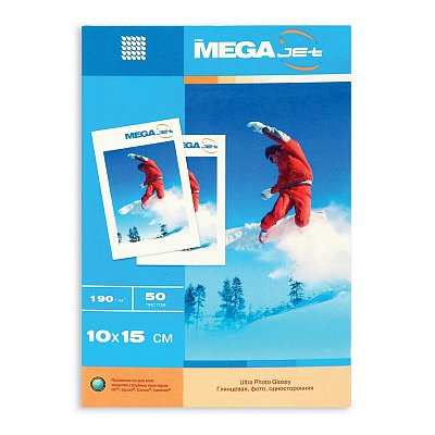 Фотобумага для цветной струйной печати Promega jet Photo (глянцевая микропористая, 10×15, 190 г/кв. м, 50 листов)