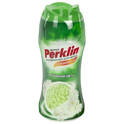 Кондиционер (концентрат) для белья, в гранулах, 250 г, PERKLIN (ПЕРКЛИН) SUPER «Альпийские цветы», 25 стирок