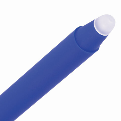 Ручка стираемая гелевая с грипом BRAUBERG «SOFT&SILK», СИНЯЯ, узел 0.7 мм, линия письма 0.5 мм, 143253