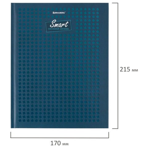 Дневник 5-11 класс 48 л., твердый, BRAUBERG, выборочный лак, с подсказом, «Stylish»