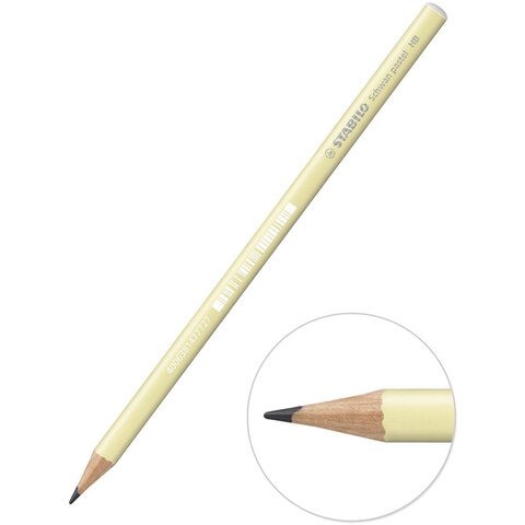 Карандаш чернографитный Stabilo Schwan Pastel HB заточенный цвет корпуса желтый
