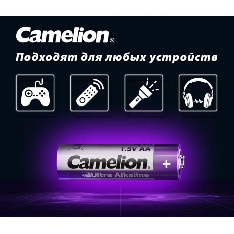 Батарейка Camelion Ultra 4шт/бл (LR6-BP4UT, 1.5В) (14984)