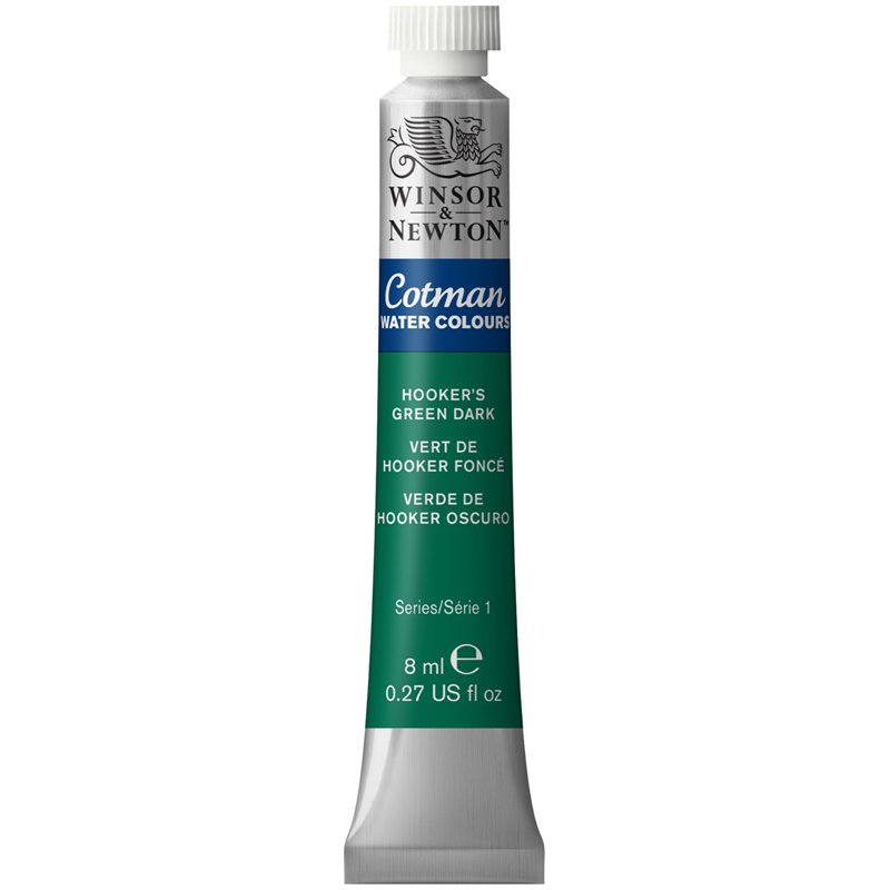 превью Акварель Winsor&Newton «Cotman», 8мл, туба, темно-зеленый Хукера