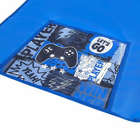 Накидка фартук с нарукавниками для труда ПИФАГОР, 1 карман, 46×54 см, «Press play»