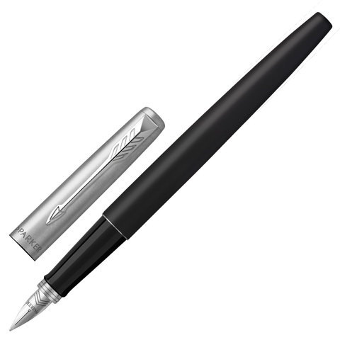 превью Ручка перьевая Jotter FP Bond street black CT цвет чернил синий цвет корпуса черный (артикул производителя 2030947)