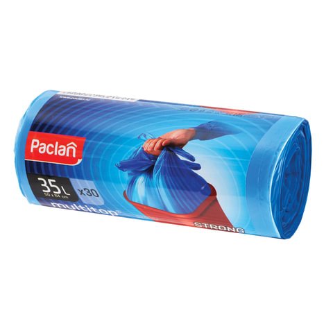 превью Мешки для мусора Paclan MULTI-TOP (35л 30шт с завязками 15мкм ВД)