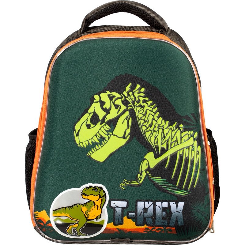 превью Ранец №1 School анатомический Basic T-Rex (неоновая подсветка корпуса на пульте д/у)