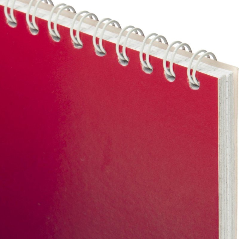 Блокнот А6 60л Attache Градиент Малиновый клетка, 65г, греб, УФ-лак