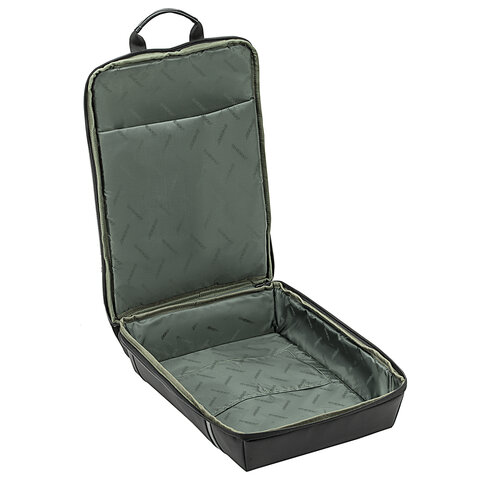 Рюкзак HEIKKI HIGH TECH (ХЕЙКИ) с отделением для ноутбука, черный, 43×28x12 см