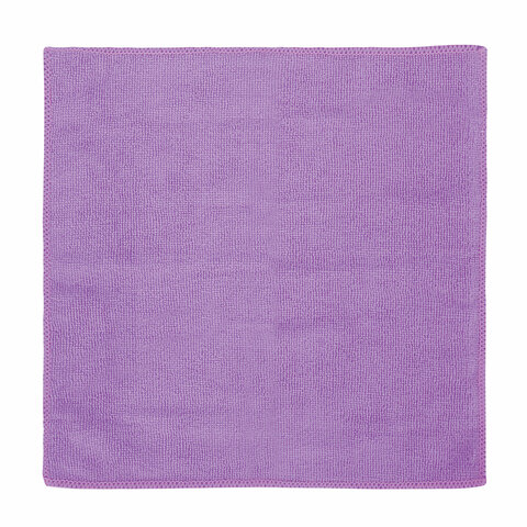 Салфетка универсальная, плотная микрофибра, 30×30 см, фиолетовая, ЛЮБАША «ЭКОНОМ ПЛЮС»