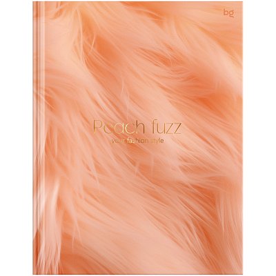 Бизнес-блокнот А5, 80л., BG «Peach Fuzz», soft-touch ламинация, тиснение фольгой
