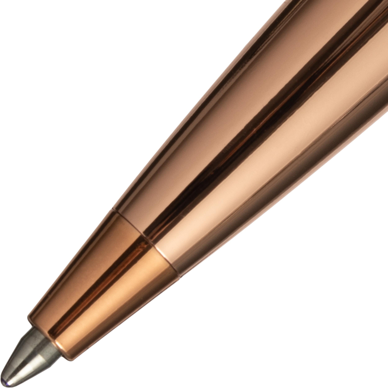 Ручка шариковая автомат. SIENNA 1мм, синяя, корп. роз золото, в фут. 20-0356/13
