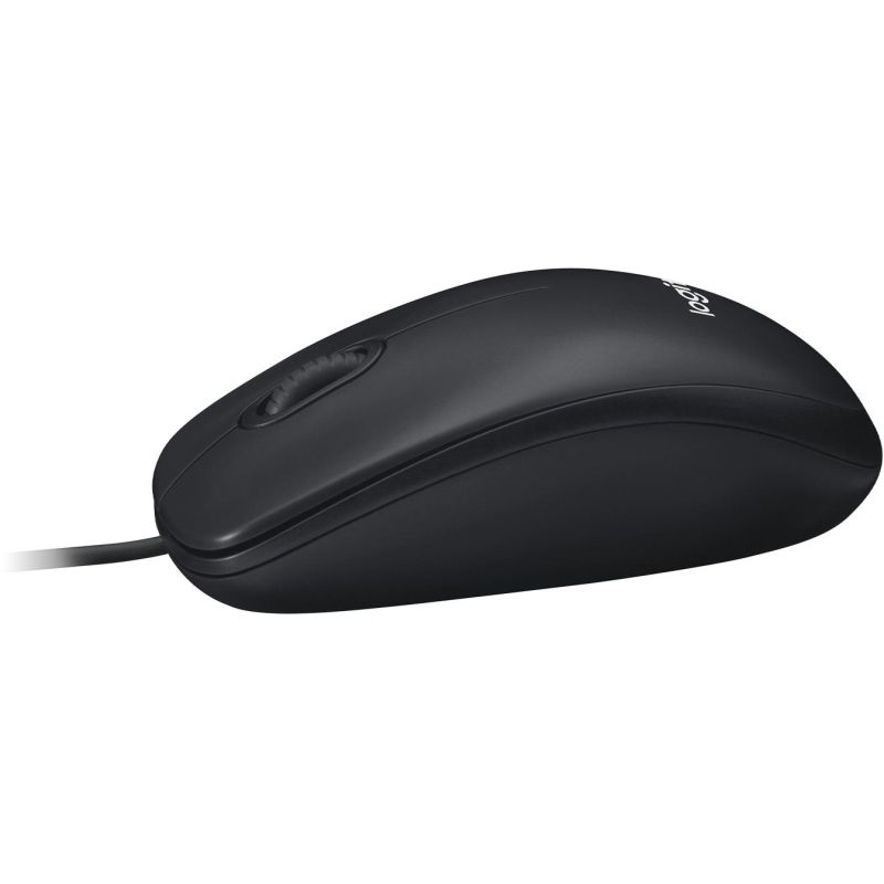 Мышь компьютерная Logitech USB WIRED M100R DARK/GREY (910-006765)