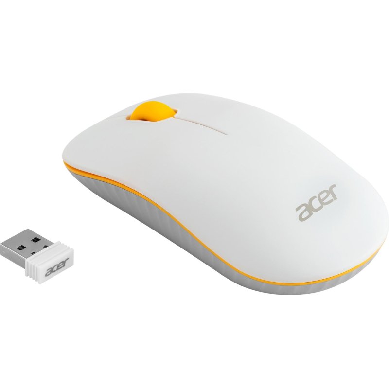 Мышь компьютерная Acer OMR200 желтый оптич 1200dpi/3but WLS (ZL. MCEEE.020)