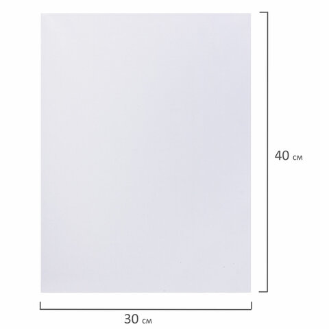 Холст на подрамнике BRAUBERG ART «CLASSIC», 30×40 см, грунтованный, 100% хлопок, крупное зерно