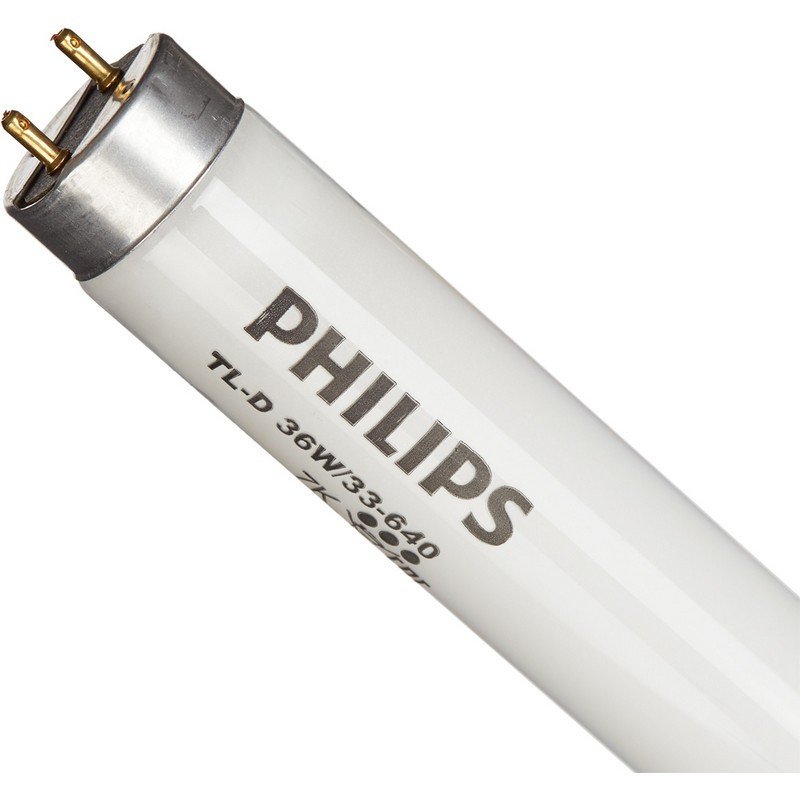 Лампа люминесцентная Philips TL-D 36W/33, цоколь G13, нейтральный белый свет, (25шт/уп), длина 1213 мм