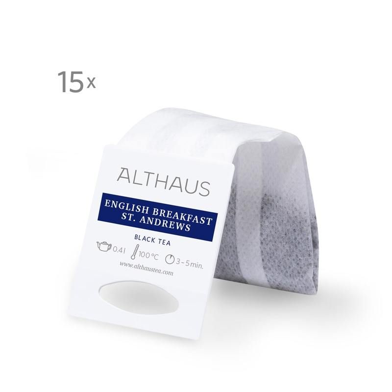 Чай Althaus Grand Pack English Breakfast St. Andrews черный для чайника 15 пакетиков