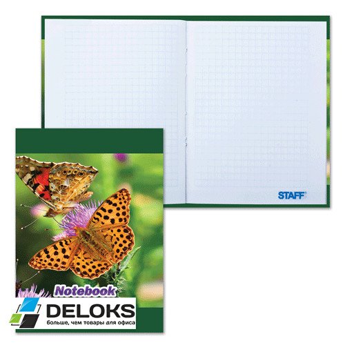 превью Блокнот Notebook STAFF, А6, 110×147мм, 80л. тв. лам. обложка, романтика