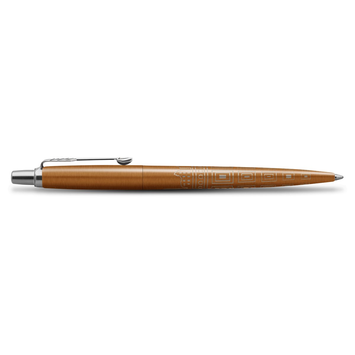 Ручка шариковая Parker «Jotter Rome Bronze CT» синяя, 1.0мм, кнопочн., подарочная упаковка